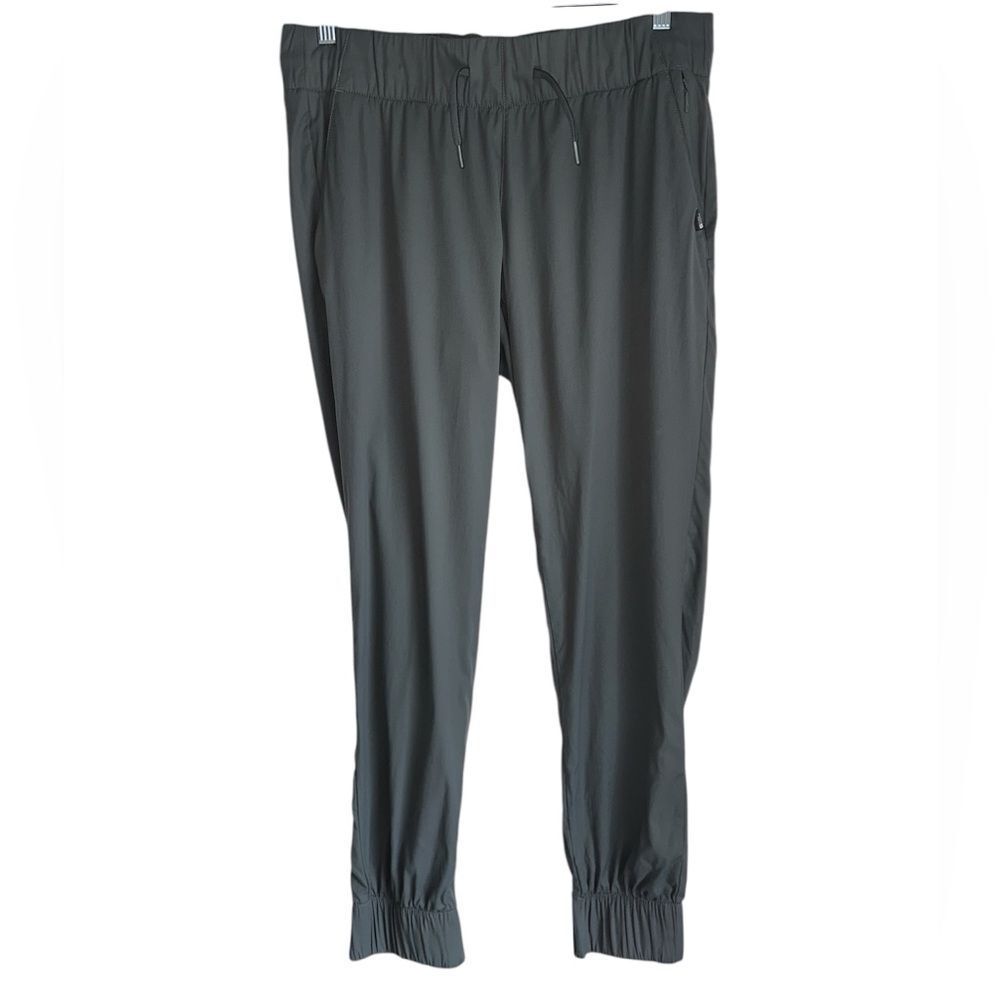 The North face gray light weight‎ jogger pants size L elastic waist joggers